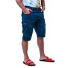 Pánské kraťasy CIPO & BAXX CK229 NAVY BLUE (Barva Modrá, Konfekční velikost W36)
