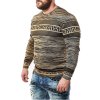 Pánský svetr CIPO & BAXX CP244 CAMEL