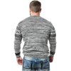 Pánsky sveter CIPO & BAXX CP244 GREY (Farba Sivá, Konfekčná veľkosť XXL)