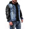 Pánská bunda CIPO & BAXX CJ181 (Barva Modrá, Konfekční velikost XXXXL)