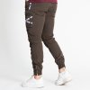 Pánské kapsáčové joggery CIPO & BAXX CD786 KHAKI (Barva Hnědá, Konfekční velikost W31/L32)