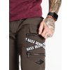 Pánské kapsáčové joggery CIPO & BAXX CD786 KHAKI (Barva Hnědá, Konfekční velikost W31/L32)