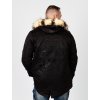 Pánska zimná bunda CIPO & BAXX CJ195 BLACK (Farba Čierna, Konfekčná veľkosť XXL)