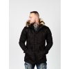Pánska zimná bunda CIPO & BAXX CJ195 BLACK (Farba Čierna, Konfekčná veľkosť XXL)