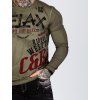 Pánské triko CIPO & BAXX CL518 KHAKI (Barva Khaki, Konfekční velikost XXL)