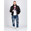 Pánská bunda CIPO & BAXX CM208 BLACK (Barva Černá, Konfekční velikost XL)