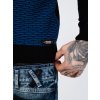 Pánský svetr CIPO & BAXX CP264 NAVY BLUE (Barva Modrá, Konfekční velikost XXL)
