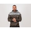 Pánská mikina CIPO & BAXX CL428 GREY-KHAKI (Barva Khaki, Konfekční velikost XXL)