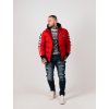 Pánska bunda CIPO & BAXX CM222 RED (Farba Červená, Konfekčná veľkosť XXL)