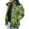 Pánská zimní bunda CIPO & BAXX CM193 NEONGREEN (Barva Zelená, Konfekční velikost XXXL)
