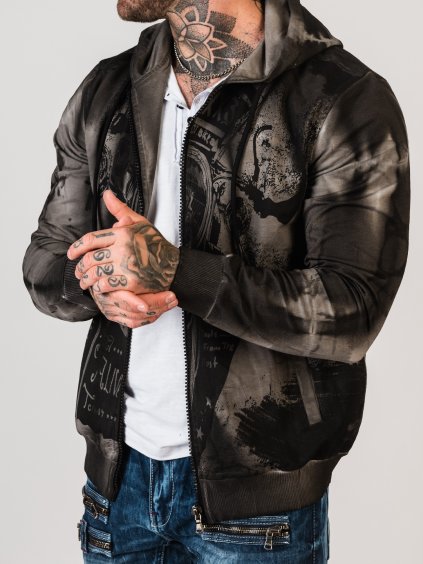 Pánska mikina CIPO & BAXX CL561 ANTRACITE (Farba Antracit, Konfekčná veľkosť XXL)