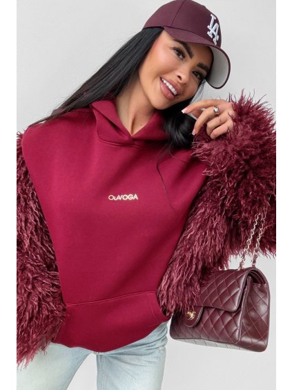 Olavoga Winx mikina (Farba Bordová, Konfekčná veľkosť one-sized)