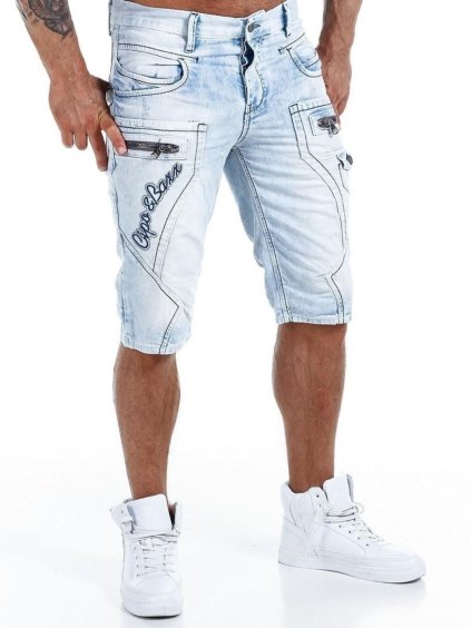 Pánske kraťasy CIPO & BAXX CK131 ICE BLUE