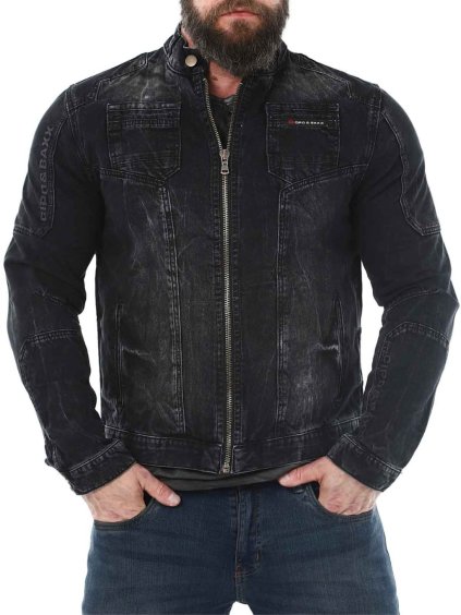 Pánska bunda CIPO & BAXX CJ299 BLACK