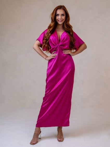 Dámske šaty ALESSIA (Farba Ružová, Konfekčná veľkosť S)