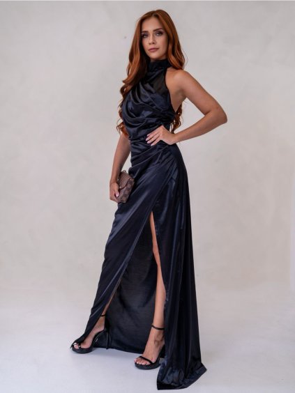 Dámske šaty STELLA (Farba Čierna, Konfekčná veľkosť S)