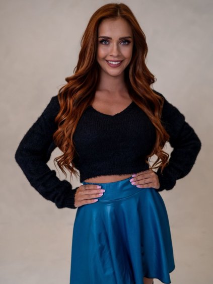 Dámsky sveter BALEA (Farba Čierna, Konfekčná veľkosť S)