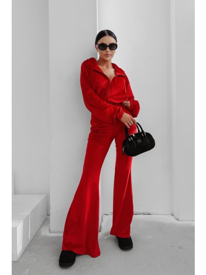 Olavoga Velvet Wood set (Konfekčná veľkosť S, Farba Červená)