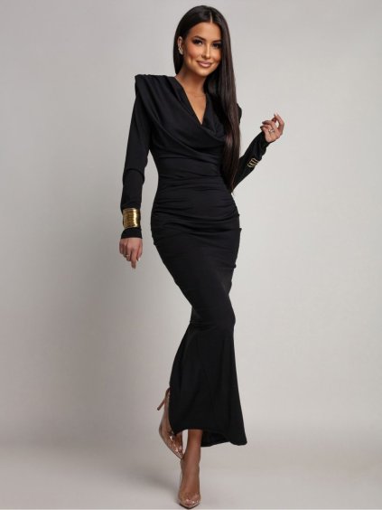 Dámske šaty GAISS (Farba Čierna, Konfekčná veľkosť ONESIZE)