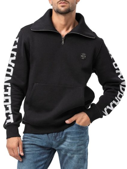 Pánska mikina CIPO & BAXX CL605 BLACK