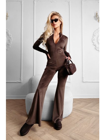 Olavoga Crystal Flare overal (Konfekčná veľkosť S, Farba Čierna)