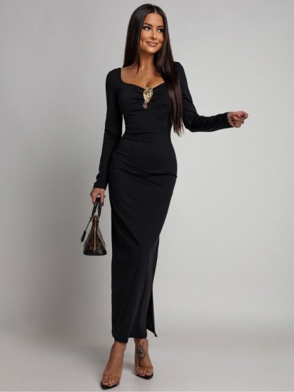 Dámske šaty SAIANI (Farba Čierna, Konfekčná veľkosť ONESIZE)