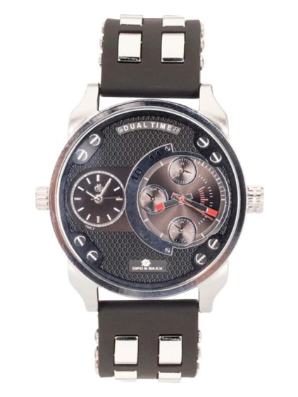 Pánske hodinky CIPO & BAXX CZ101 BLACK-SILVER