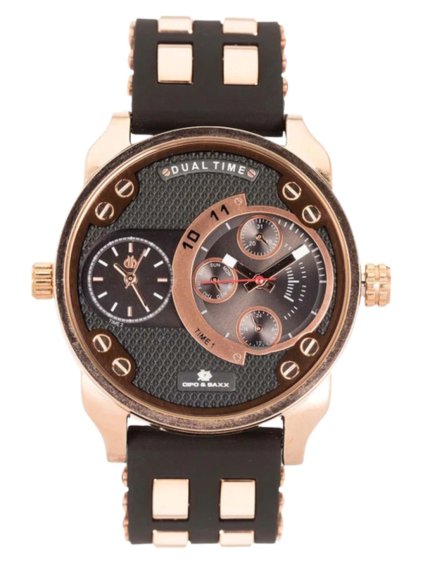 Pánske hodinky CIPO & BAXX CZ101 BLACK-GOLD