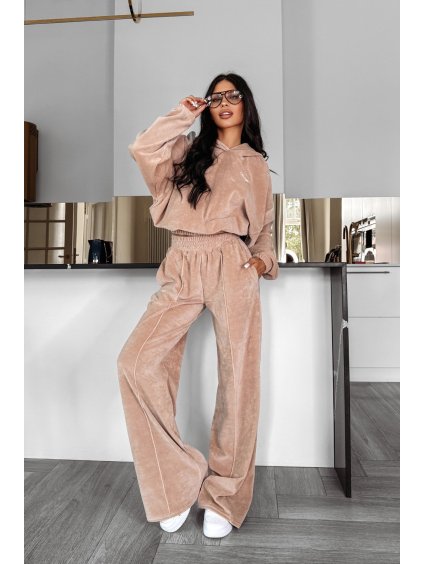 Olavoga Harvest Velvet set (Konfekčná veľkosť M, Farba Béžová )