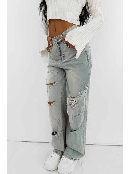 Olavoga Bambi džínsy (Konfekčná veľkosť M, Farba Modrá )