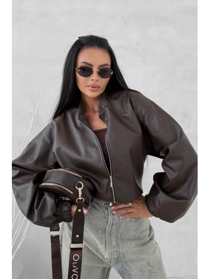 Olavoga Soft Shadow bunda (Konfekčná veľkosť S, Farba Hnedá )