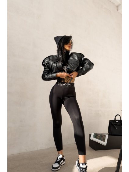 Olavoga Zitzy legíny (Konfekčná veľkosť S, Farba Čierna)