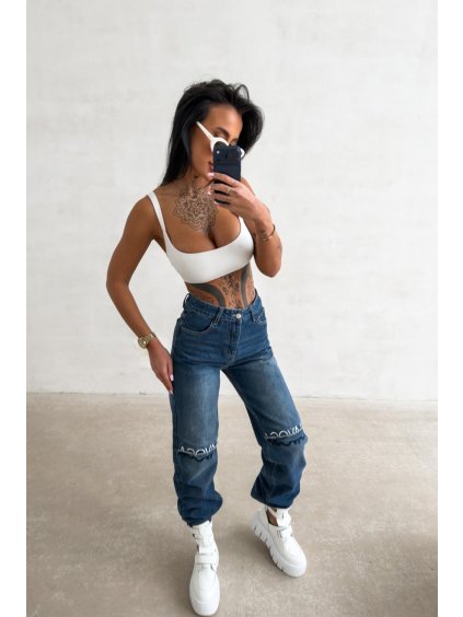 Olavoga Daken džínsy (Konfekčná veľkosť S, Farba Navyblue)