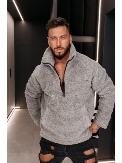 Olavoga Mellano sveter (Konfekčná veľkosť S, Farba Sivá )