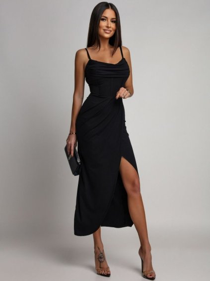 Dámske šaty BONNIE (Farba Čierna, Konfekčná veľkosť ONESIZE)