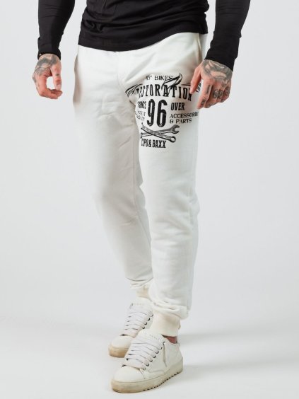 Pánske tepláky CIPO & BAXX CR156 WHITE