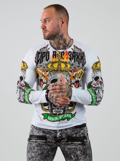 Pánske tričko CIPO & BAXX CL514 WHITE