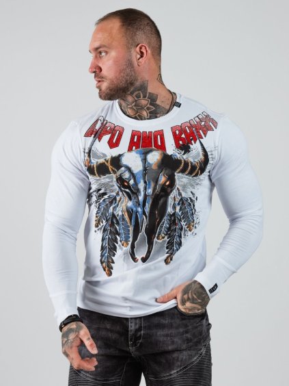 Pánske tričko CIPO & BAXX CL396 WHITE