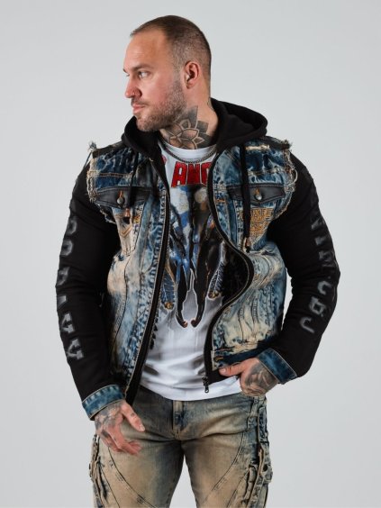 Pánska bunda CIPO & BAXX CJ309 BLUE