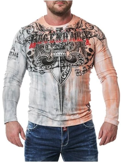 Pánske tričko CIPO & BAXX CL408 POWDER-ANTRACIT (Farba Sivá, Konfekčná veľkosť XXL)