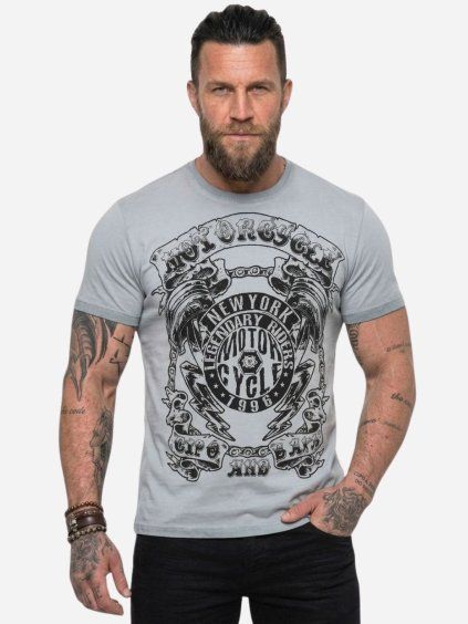 Pánske tričko CIPO & BAXX CT838 GREY