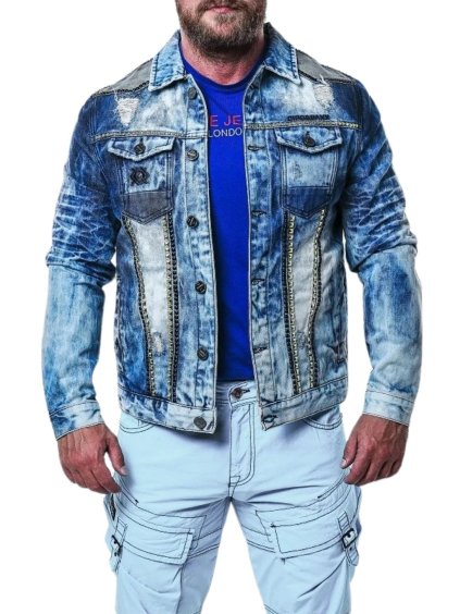 Pánska bunda CIPO & BAXX CJ264 BLUE