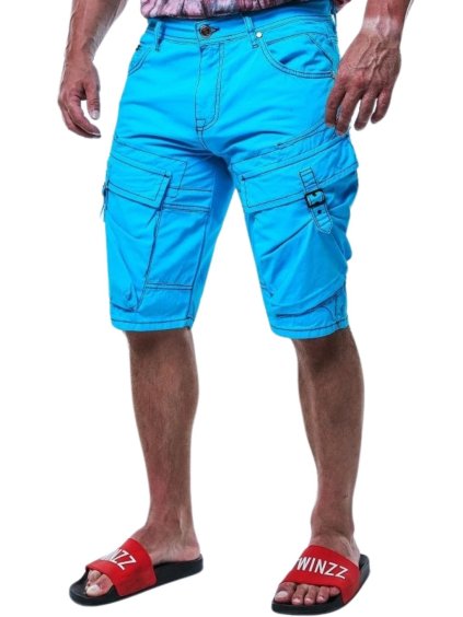 Pánske kraťasy CIPO & BAXX CK229 BABY BLUE