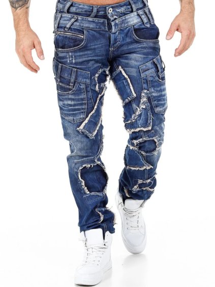 Pánske rifle CIPO & BAXX 926 (Farba Modrá, Konfekčná veľkosť W40/L32)