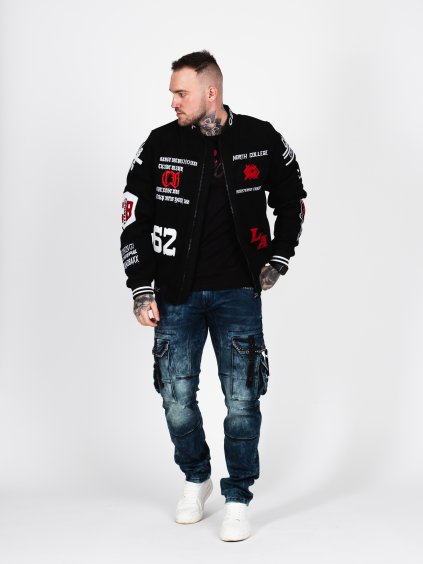 Pánska bunda CIPO & BAXX CJ274 BLACK (Farba Čierna, Konfekčná veľkosť XXXL)