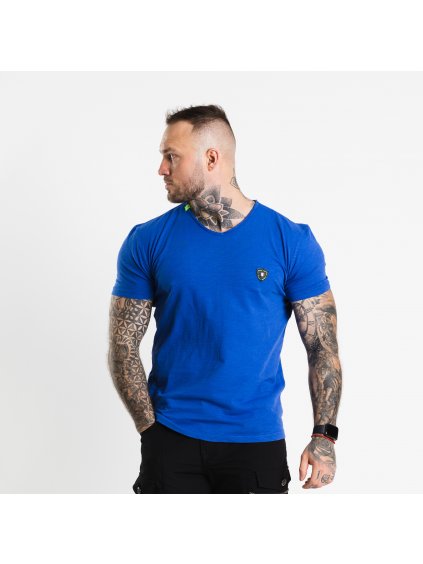 Pánske tričko CIPO & BAXX CT648 BLUE (Farba Modrá, Konfekčná veľkosť XXL)