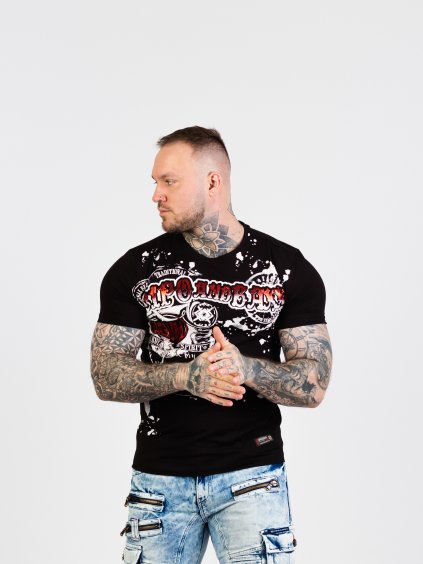 Pánske tričko CIPO & BAXX CT713 BLACK (Farba Čierna, Konfekčná veľkosť XXL)