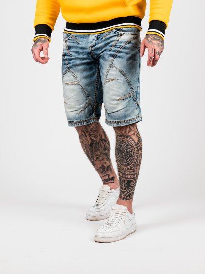 Pánske kraťasy CIPO & BAXX C-0090 STANDARD (Farba Modrá, Konfekčná veľkosť W38)