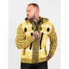 Pánsky sveter CIPO & BAXX CP256 YELLOW (Farba Žltá, Konfekčná veľkosť XXL)