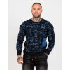 Pánsky sveter CIPO & BAXX CP276 NAVYBLUE